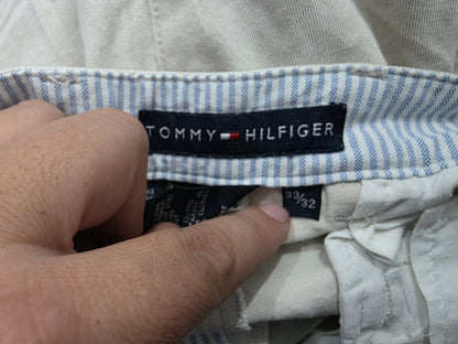 Pantalon Tommy Hilfiger 33x32 Recto Beige (Usado)