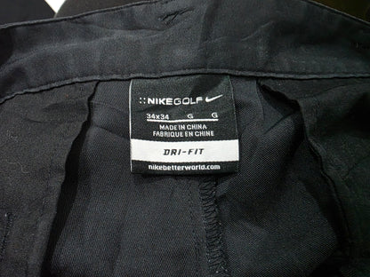 Pantalon Nike Golf 34x34 Recto Negro (Usado)