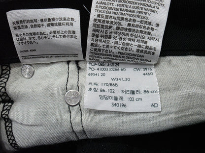 Pantalon Levis 513 34x30 Recto Negro (Usado)