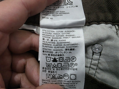 Pantalon Levis 512 34x34 Skinny Cafe (Usado)