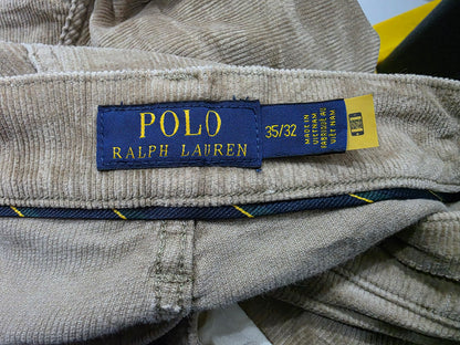 Pantalon Ralph Lauren 35x32 Recto Pana Cafe (Usado)