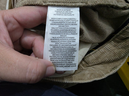 Pantalon Ralph Lauren 35x32 Recto Pana Cafe (Usado)