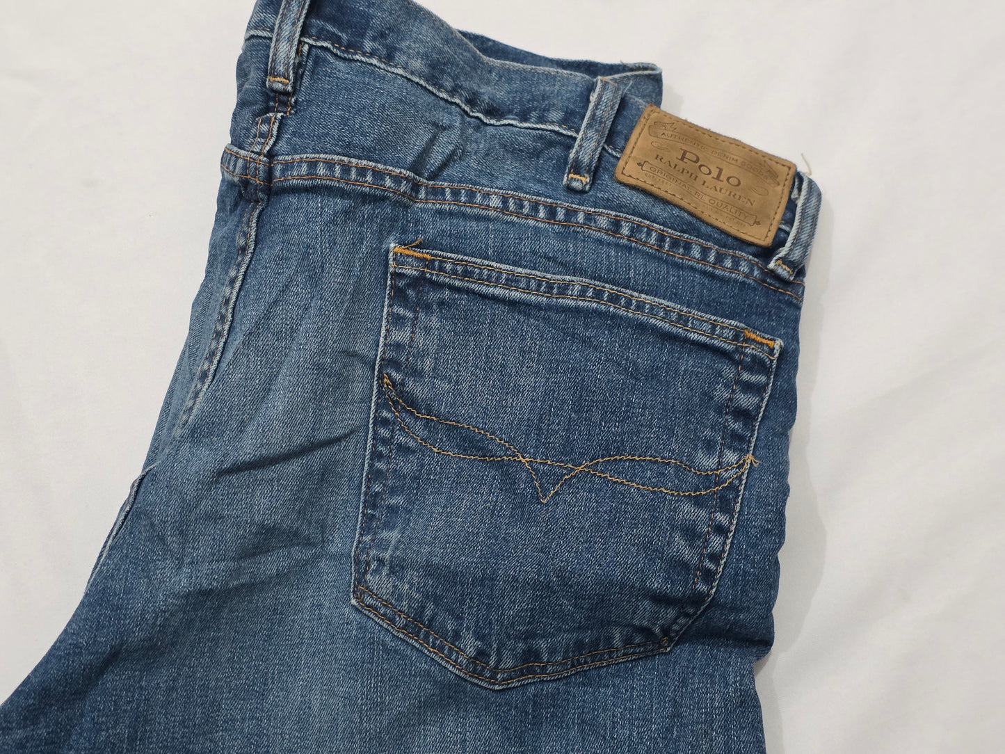 Pantalon Ralph Lauren 38x30 Recto Azul (Usado)