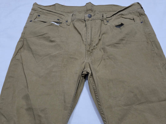 Pantalon Levis 514 38x32 Recto Cafe (Usado)