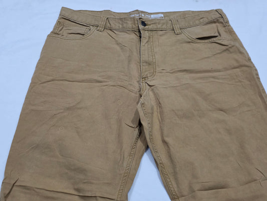 Pantalon Carhartt 38x32 Relaxed Fit Cafe Mostaza (Usado)