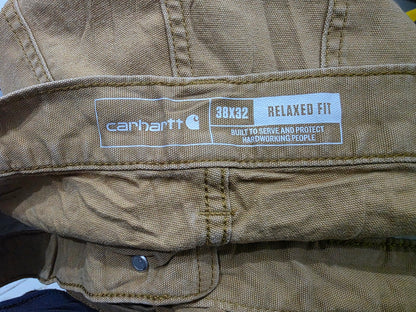 Pantalon Carhartt 38x32 Relaxed Fit Cafe Mostaza (Usado)