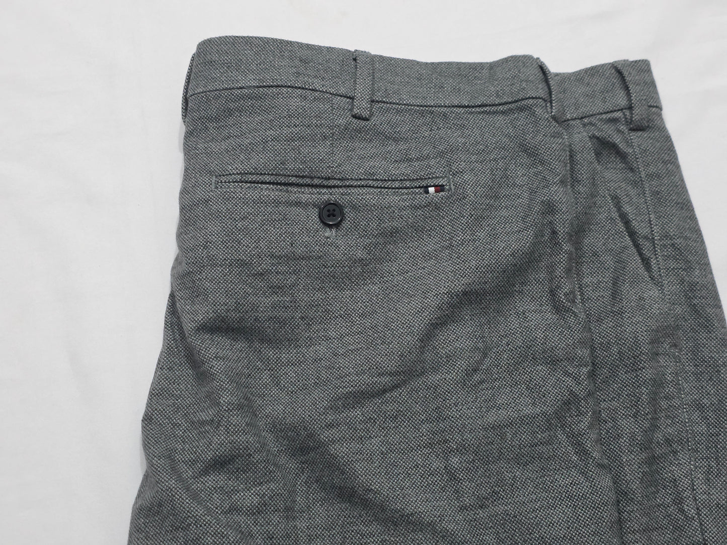 Pantalon Tommy Hilfiger 44x32 Slimfit Gris (Usado)