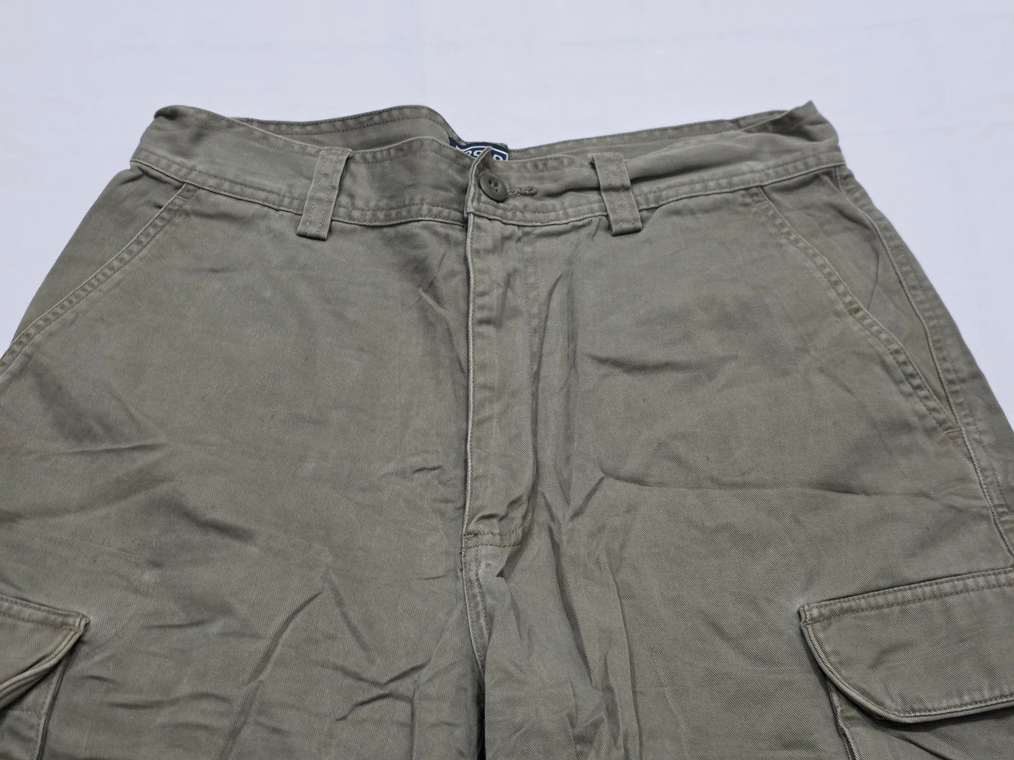 Bermuda Ralph Lauren Talla 30 Cargo Verde Deslavado (Usado)