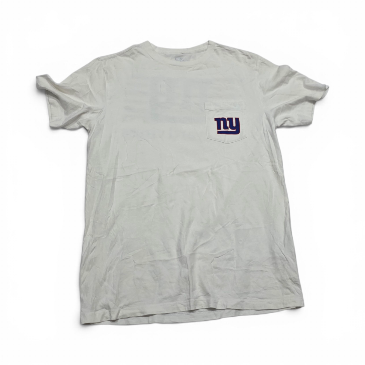 Playera Vineyard Vines Chico S Blanca Ny Giants (Usado)
