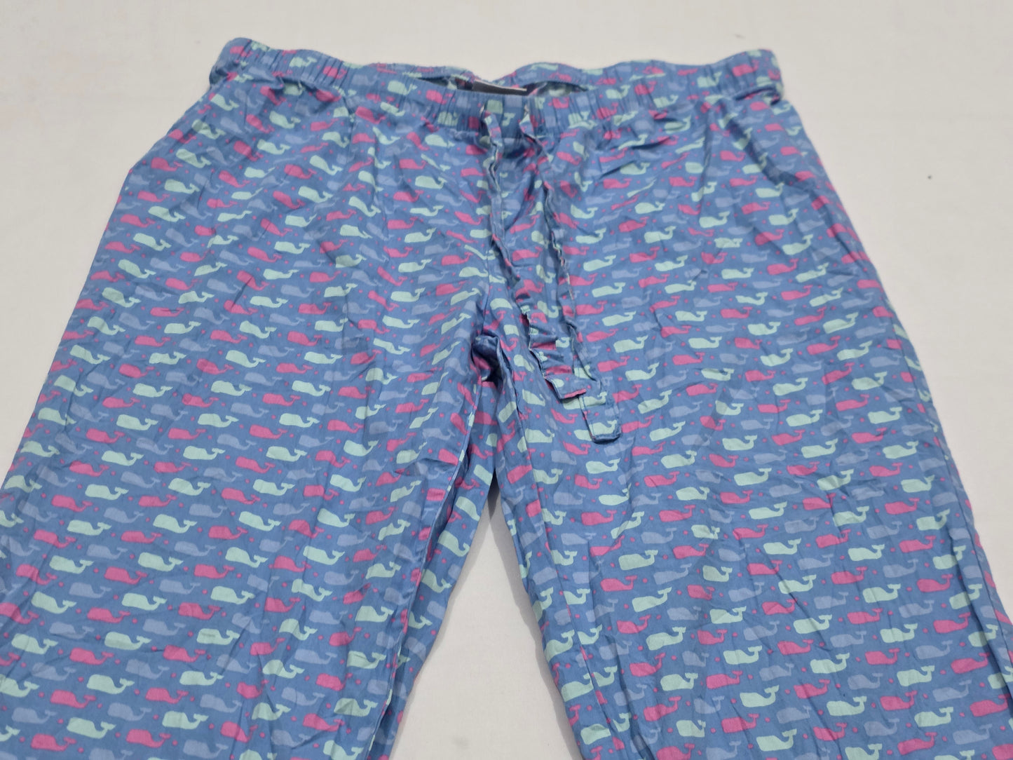 Pijama Vineyard Vines Chico S Azul Claro Ballenas (Usado)