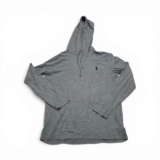 Playera Ralph Lauren Mediana M Gris Con Gorro Manga Larga (Usado)