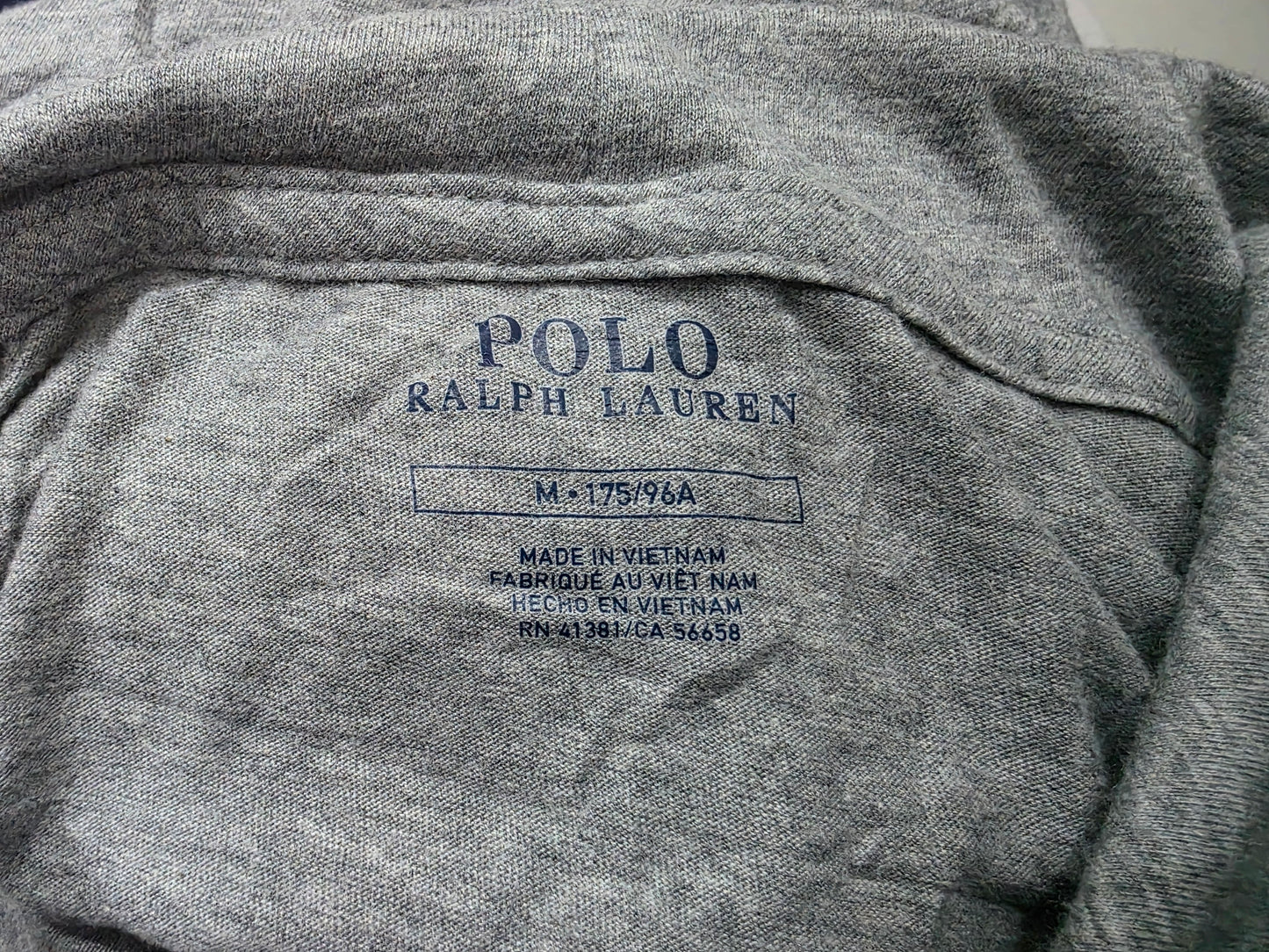 Playera Ralph Lauren Mediana M Gris Con Gorro Manga Larga (Usado)