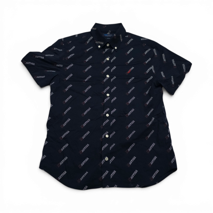 Camisa Manga Corta Nautica Mediana M Navtech Stretch Azul (Usado)