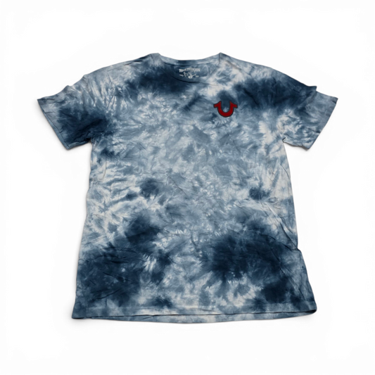 Playera True Religion Mediana M Azul Y Blanco (Usado)
