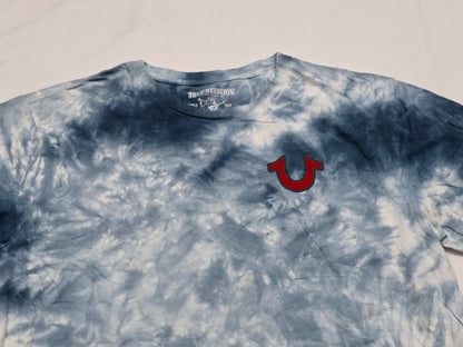 Playera True Religion Mediana M Azul Y Blanco (Usado)