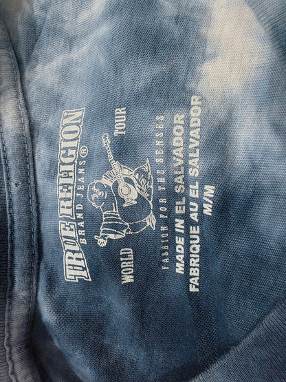 Playera True Religion Mediana M Azul Y Blanco (Usado)