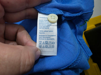 Playera Polo Tommy Hilfiger Mediana M Azul (Usado)