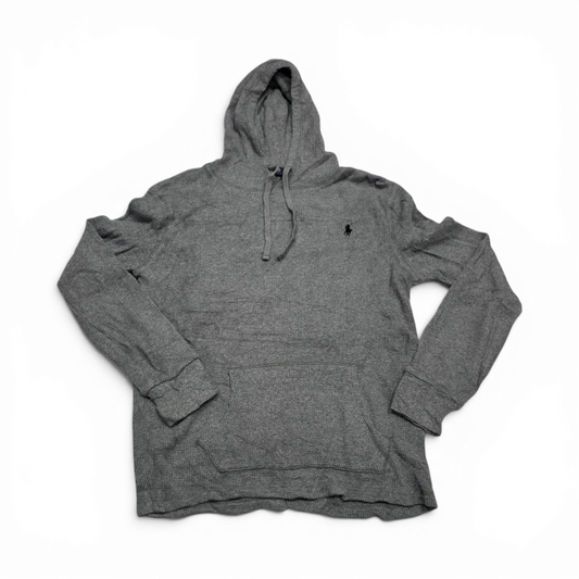 Sudadera Ralph Lauren Mediana M Gris Pony Negro (Usado)