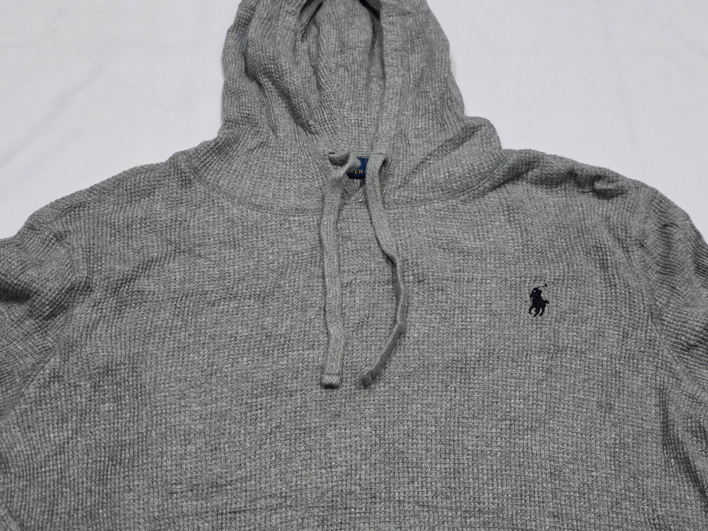 Sudadera Ralph Lauren Mediana M Gris Pony Negro (Usado)