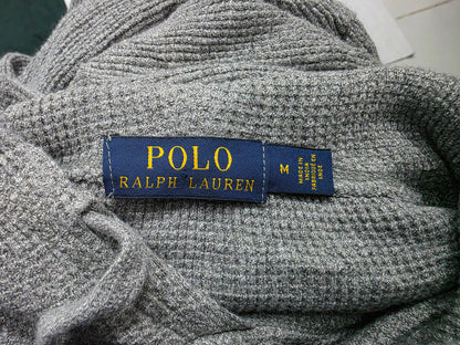 Sudadera Ralph Lauren Mediana M Gris Pony Negro (Usado)
