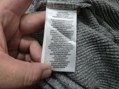 Sudadera Ralph Lauren Mediana M Gris Pony Negro (Usado)