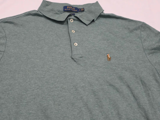 Playera Polo Ralph Lauren Grande L Classic Fit Verde (Usado)