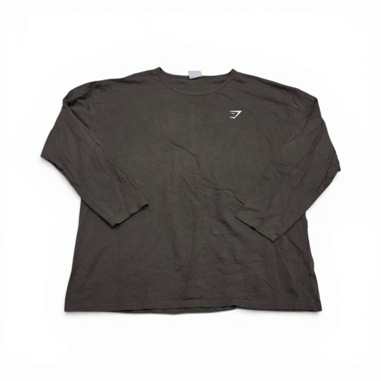 Playera Manga Larga Gymshark Grande L Cafe Deslavado (Usado)