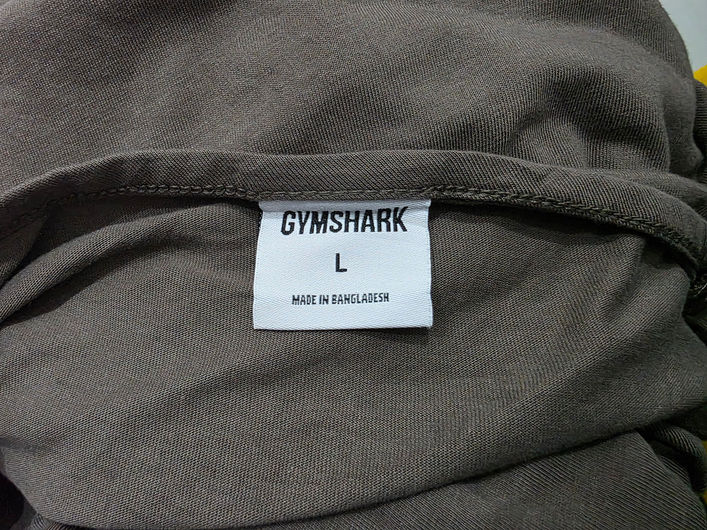 Playera Manga Larga Gymshark Grande L Cafe Deslavado (Usado)