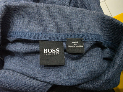 Playera Polo Boss Grande L Azul (Usado)