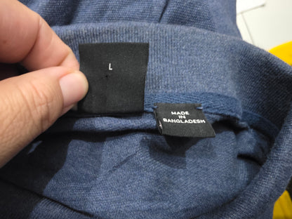 Playera Polo Boss Grande L Azul (Usado)