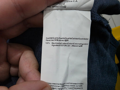 Playera Polo Boss Grande L Azul (Usado)
