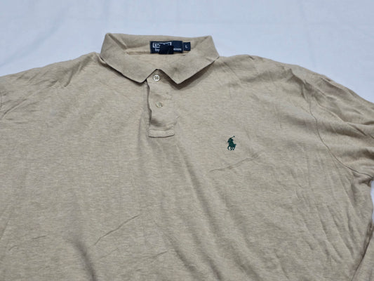 Playera Manga Larga Polo Ralph Lauren Grande Cafe Pony Verde (Usado)