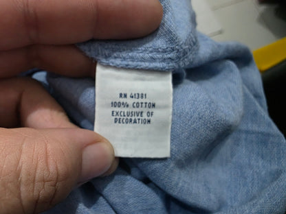 Camisa Ralph Lauren Grande L Featherweight Mesh Azul (Usado)