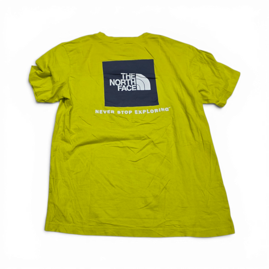Playera The North Face Grande L Verde Limon (Usado)