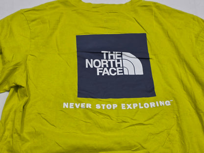Playera The North Face Grande L Verde Limon (Usado)