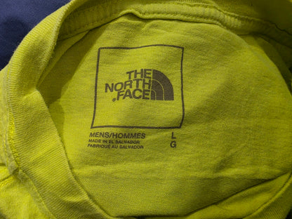 Playera The North Face Grande L Verde Limon (Usado)