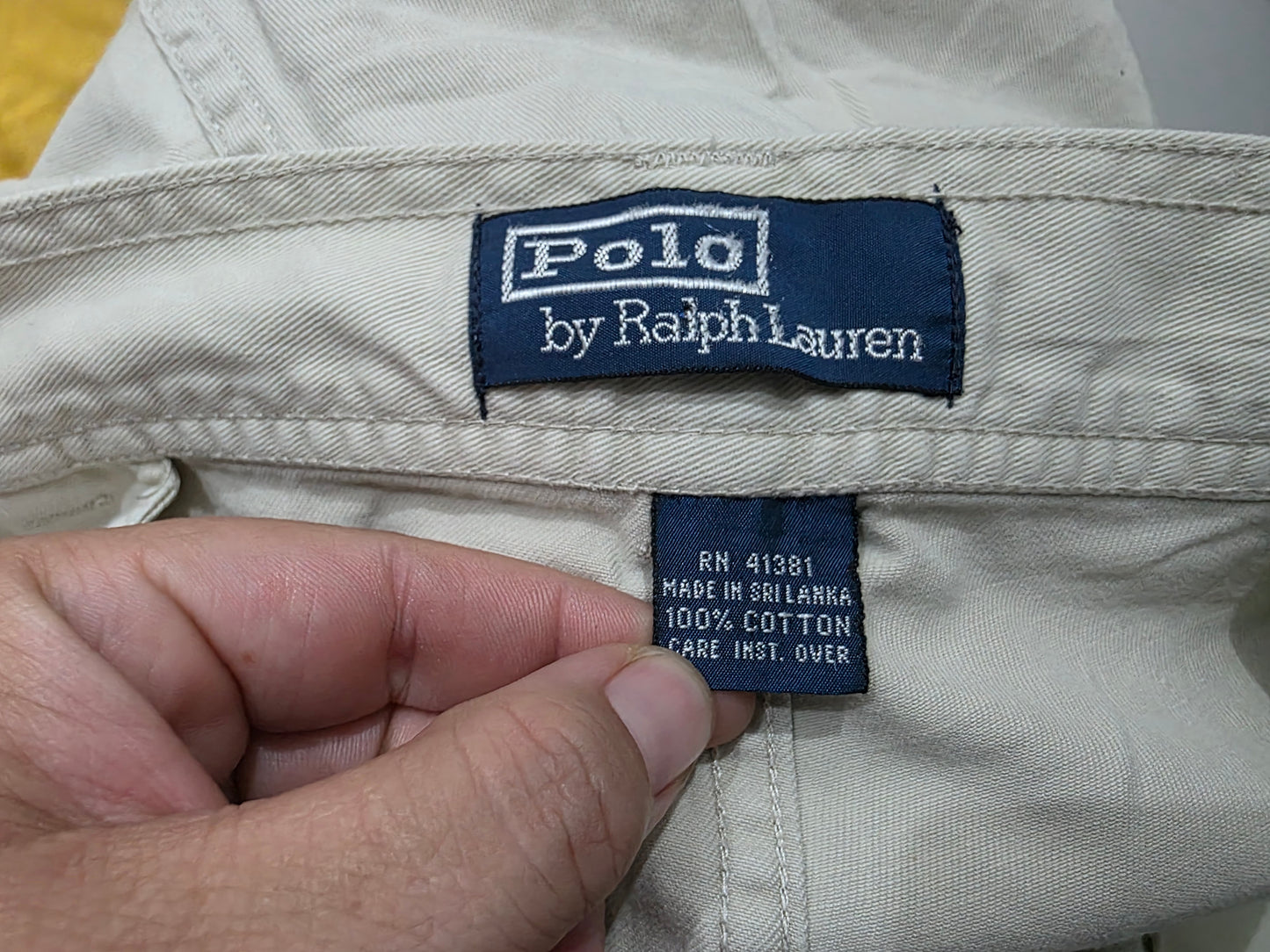 Bermuda Ralph Lauren Talla 36 Beige Cargo (Usado)