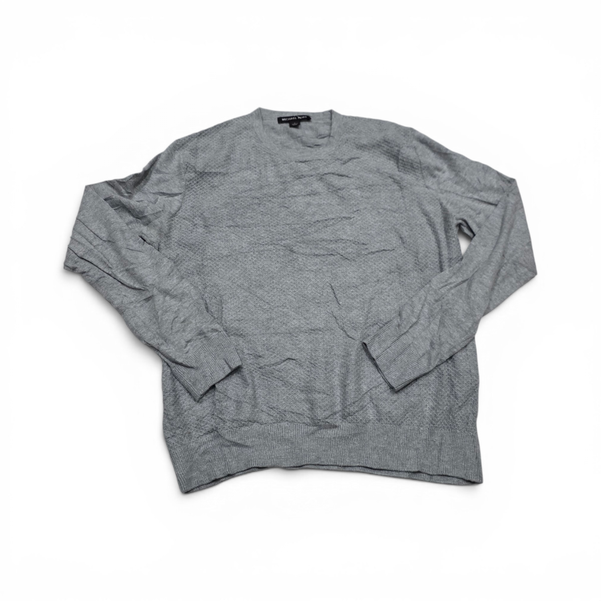 Sueter Michael Kors Grande L Gris Cuello Redondo (Usado)