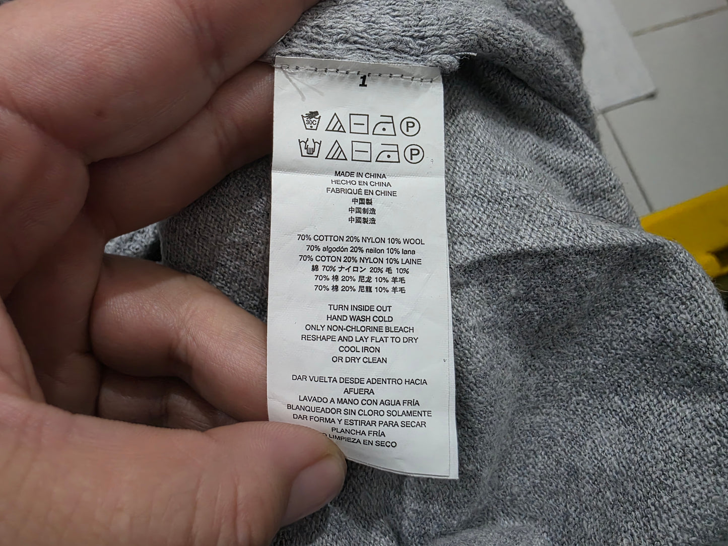 Sueter Michael Kors Grande L Gris Cuello Redondo (Usado)