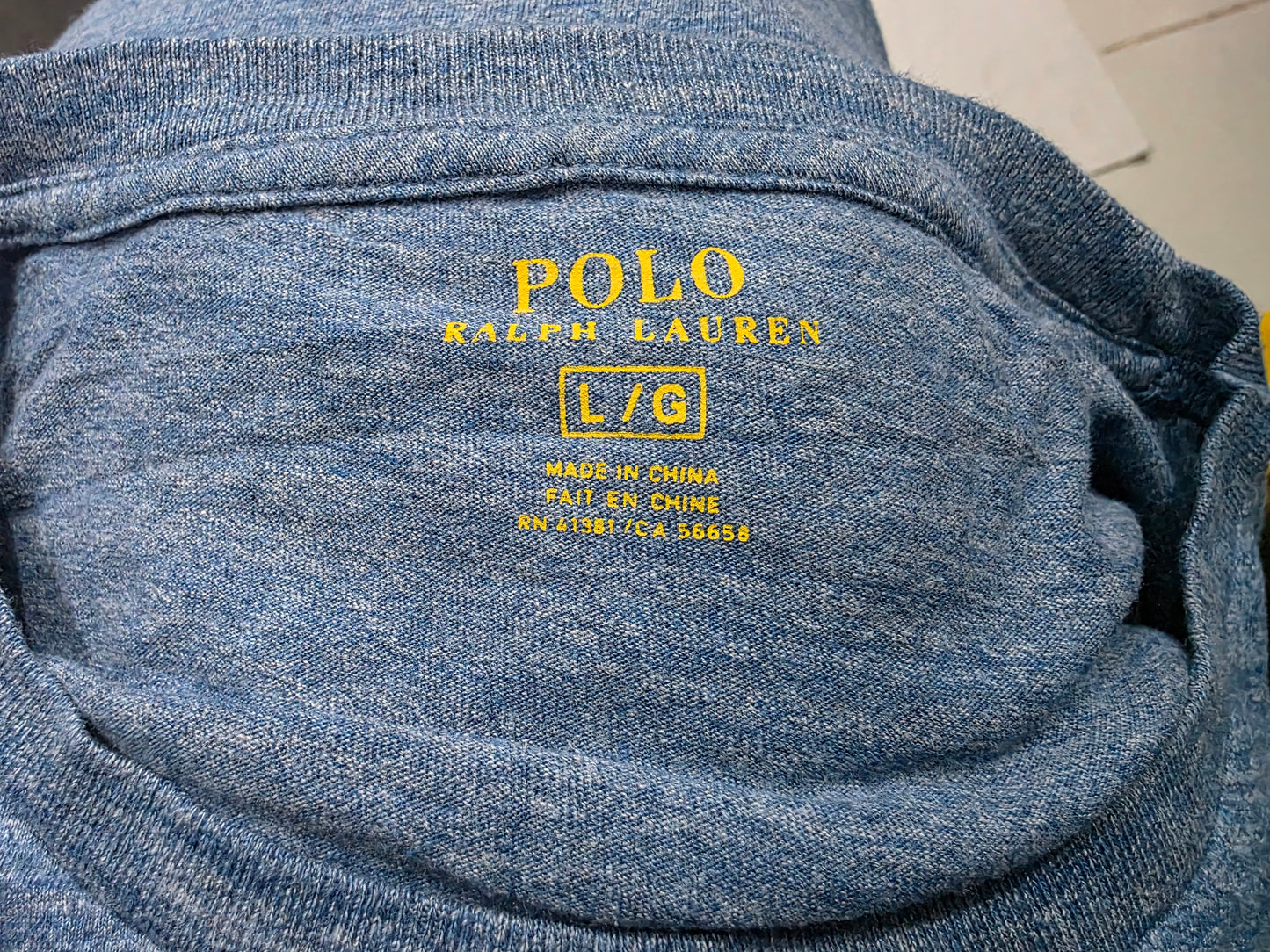 Playera Manga Larga Ralph Lauren Grande L Azul Claro (Usado)