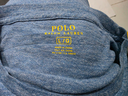 Playera Manga Larga Ralph Lauren Grande L Azul Claro (Usado)