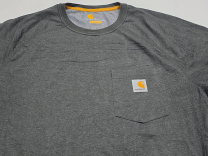 Playera Carhartt Grande L Gris Oscuro Relaxed Fit (Usado)