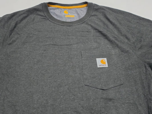 Playera Carhartt Grande L Gris Oscuro Relaxed Fit (Usado)