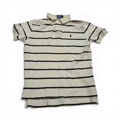 Playera Polo Ralph Lauren Mediana M Beige Linea Cafe (Usado)