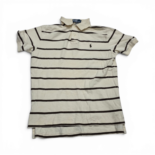 Playera Polo Ralph Lauren Mediana M Beige Linea Cafe (Usado)