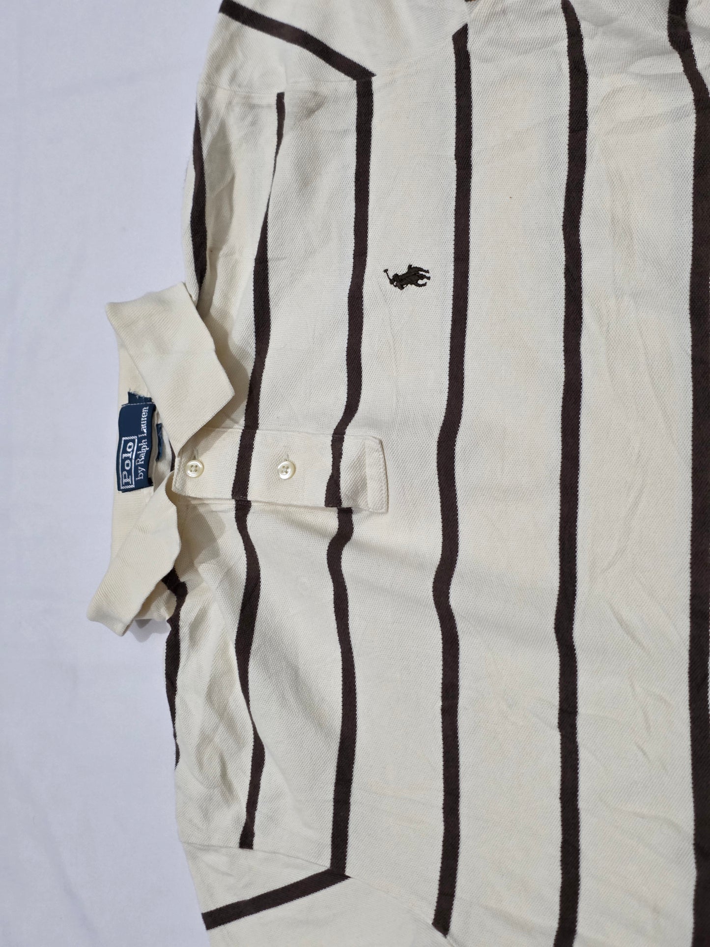 Playera Polo Ralph Lauren Mediana M Beige Linea Cafe (Usado)