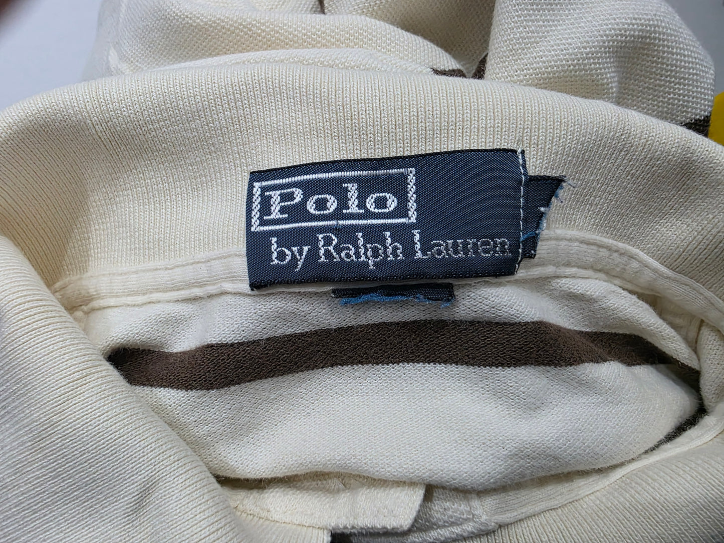 Playera Polo Ralph Lauren Mediana M Beige Linea Cafe (Usado)