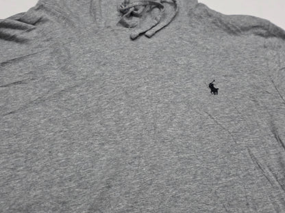 Playera Con Gorro Ralph Lauren Grande L Gris Pony Negro (Usado)