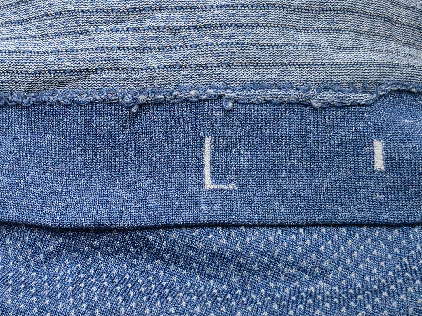 Playera Con Gorro Lululemon Grande L Azul Manga Larga (Usado)