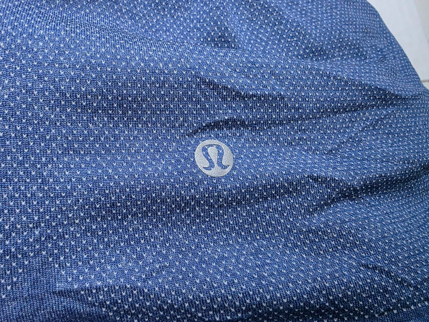 Playera Con Gorro Lululemon Grande L Azul Manga Larga (Usado)